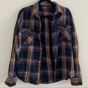 Plaid long sleeve shirt